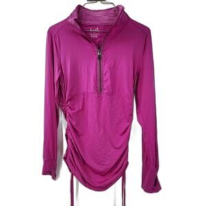 KYODAN Pink Athletic Workout Long Sleeve Pullover Top Womens Size Small S